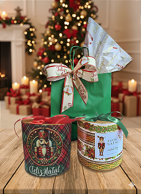 Tubolata Biscoitos Mágicos de Natal (Mimo de Natal). Cesta de Natal Temática