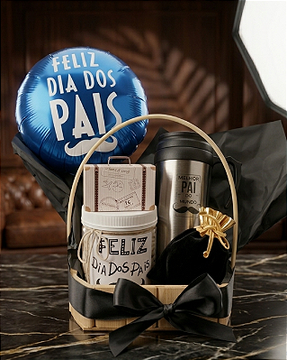 Cesta Caneca Térmica Dia dos Pais