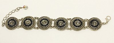 Pulseira Indiana base prata