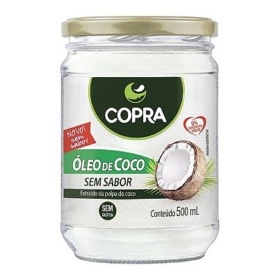 Oleo de coco S/sabor 500ml - COPRA