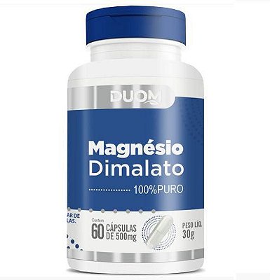 Magnésio Dimalato Puro 60 caps -  DUOM
