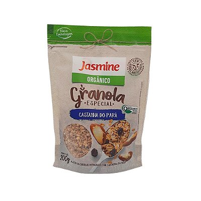 Granola De Castanha Do Pará Orgânica 200G  - Jasmine