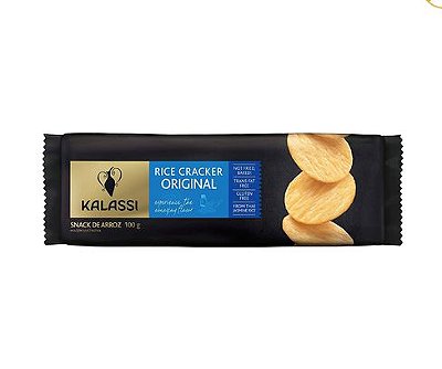 Biscoito de Arroz  Cracker Original 100g - Kalassi
