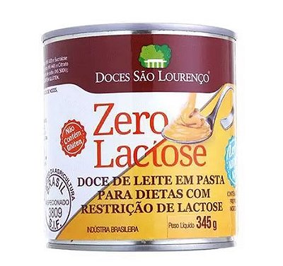Doce de Leite Zero Lactose 345g - São Lourenço