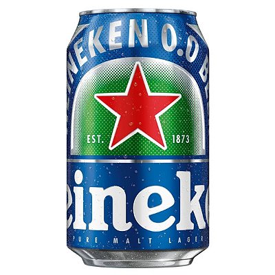 Cerveja  Zero Álcool Lata 350ml - HEINEKEN