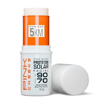 Protetor Solar Facial Incolor 5km FPS90 - Pink Stick (FRETE GRÁTIS)