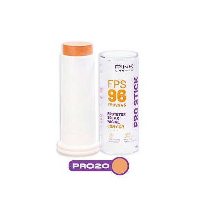 Protetor Solar Facial Pro Stick FPS96 Pro20 - PinkCheeks