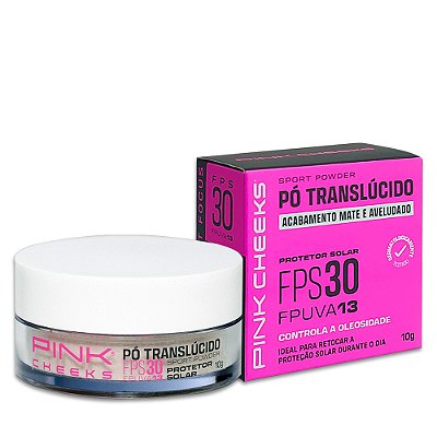Pó Translucido com Protetor Solar FPS30 10g - Pink Cheeks (FRETE GRÁTIS)