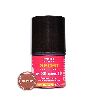 Blush Com Protetor Solar FPS30 Terracota 4,5g - Pink Cheeks