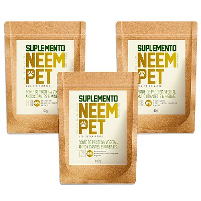 Suplemento Neem Pet 100g Openeem - 3 Unidades (FRETE GRÁTIS)