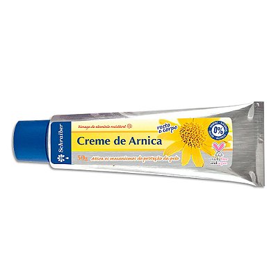 Creme de Arnica Vegano para Rosto e Corpo 50gr - Schraiber