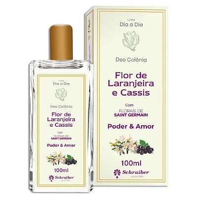 Deo colônia Flor de laranjeira e Cassis - Poder & Amor