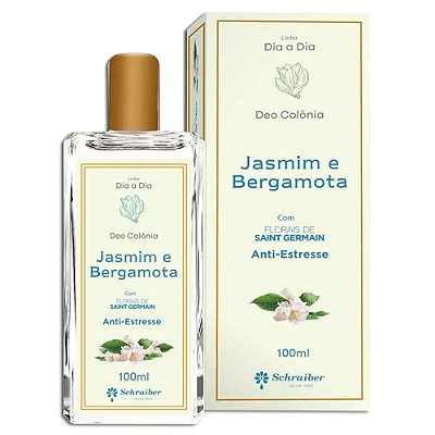 Deo colônia Terapêutica Jasmin e Bergamota Anti-Estresse