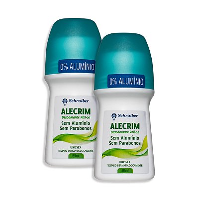 Desodorante Natural Sem Alumínio Alecrim 50ml Schraiber 2 Un