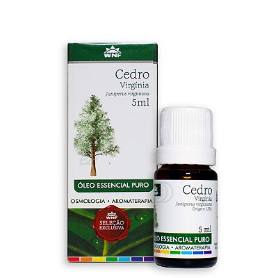 Óleo Essencial Cedro Virginia WNF 5ml- Equilíbrio e Conforto