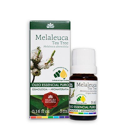 Óleo Essencial de Melaleuca 5ml WNF - Puro e Natural