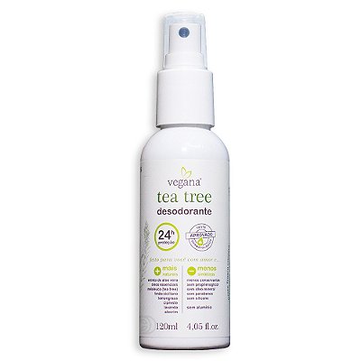 Vegana Desodorante Corporal Tea Tree 120ml - WNF