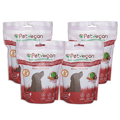 Bifinho PetVegan Vegetais 300g | 100% Vegano Sem Glúten 4 Un