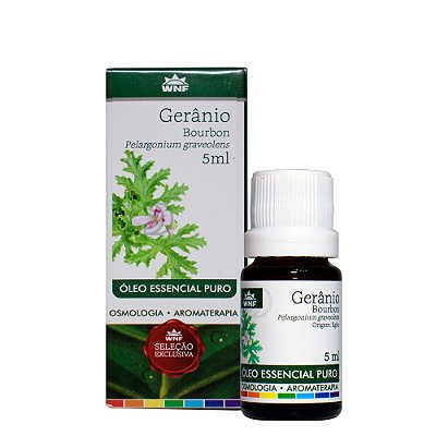 Óleo Essencial Gerânio Bourbon WNF - Equilíbrio Natural 5ml