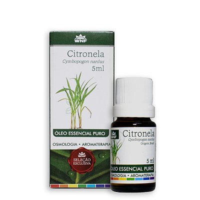 Óleo Essencial Citronela 5ml Wnf - Repelente Natural