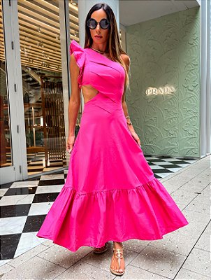 Vestido Midi Pink Artenis