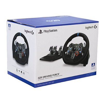 Volante Logitech Driving Force G29 para PS5, PS4, PS3 e PC