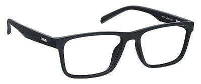 Armação Óculos De Grau Masculino Quadrado Casual Preto Tx 1006