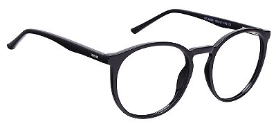 Armação Óculos Redondo De Grau Retrô Geek Masculino Feminino Preto Tx 5061