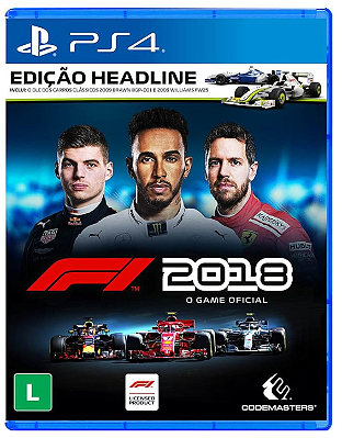 F1 2018 - Headline - PS4 (Lacrado)