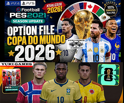 OPTION FILE PES 2021 | ATUALIZADO| COM TODAS AS ÚLTIMAS TRANSFERÊNCIAS !!! (PS4/PS5/PC)