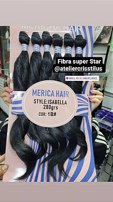 Cabelo Bio fibra Miracle Minas cor T1b/530b - Atelier Cris Stilus Império  Black