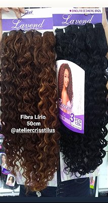 Cabelo Bio fibra Miracle Minas cor T1b/530b - Atelier Cris Stilus Império  Black