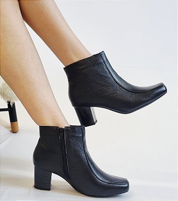 BOTA COURO 1070 PRETO