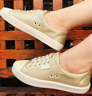 TÊNIS 9805 DOURADO