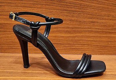 SANDÁLIA SALTO FINO 74134 PRETO