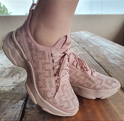 TÊNIS 2204 ROSE / PEDRAS CRISTAL ROSE