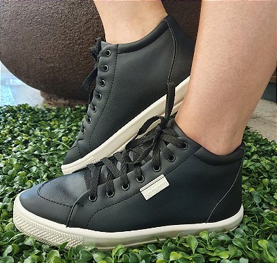 TÊNIS 9184 PRETO / CANO ALTO / MUITO CHARMOSO