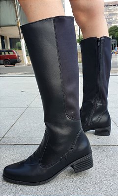 BOTA 17047 PRETO
ZIPER E TRASEIRA COM ELASTANO