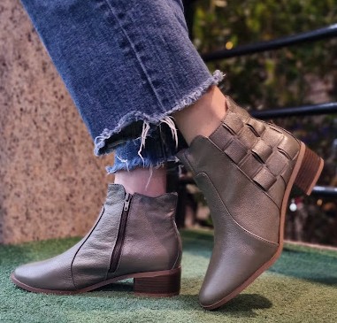 BOTA COURO 95905 VERDE MILITAR / O BÁSICO COM ESTILO