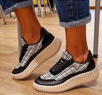 TÊNIS 2403 OFF WHITE / PRETO