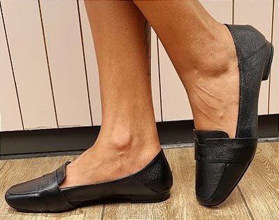 LOAFER EM COURO 476015 PRETO