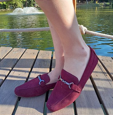 LOAFER CAMURÇA 70018 BORDÔ