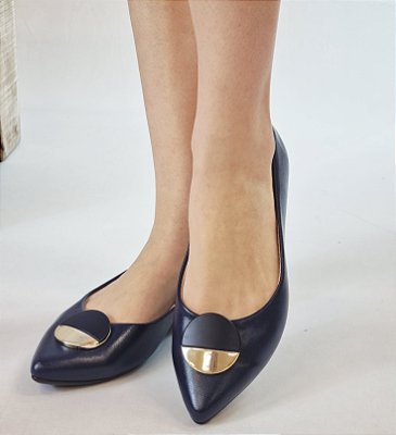 SAPATILHA CONFORTO 745919 PRETO / ENFEITE ONIX PRETO