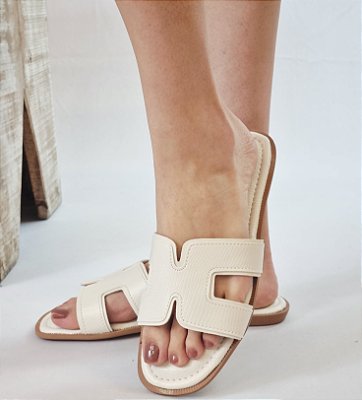 CHINELO 2466 OFF WHITE LESARD