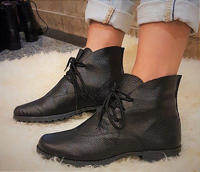 BOTA COURO ADH224 PRETO