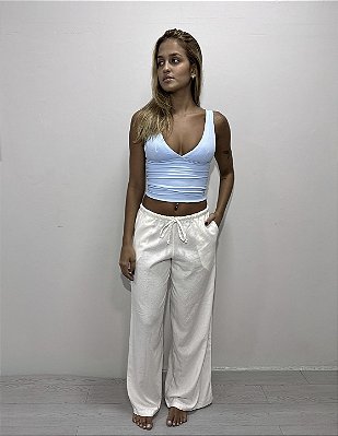 Calça Linho Amarração Sarah