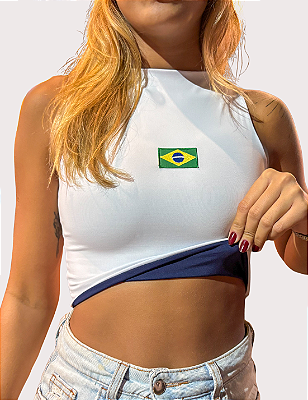Blusa Brasil Dupla Face