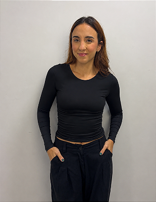 Blusa Básica Manga Longa