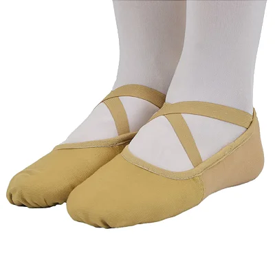 Sapatilha Glove Meia-Ponta Lona - Marca Dancin - Cor Bege