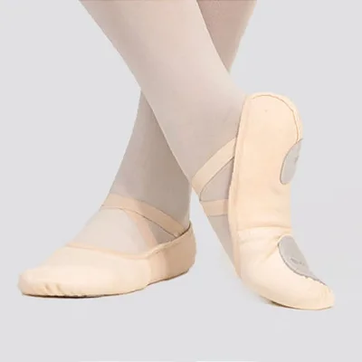 Sapatilha Glove Meia-Ponta Lona - Marca Dancin - Cor Salmão